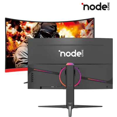 NODE GAME ND-CV27180RGB 27" inç 180HZ RGB Işılı Pivot Ayaklı Curved Gaming Oyuncu Monitör