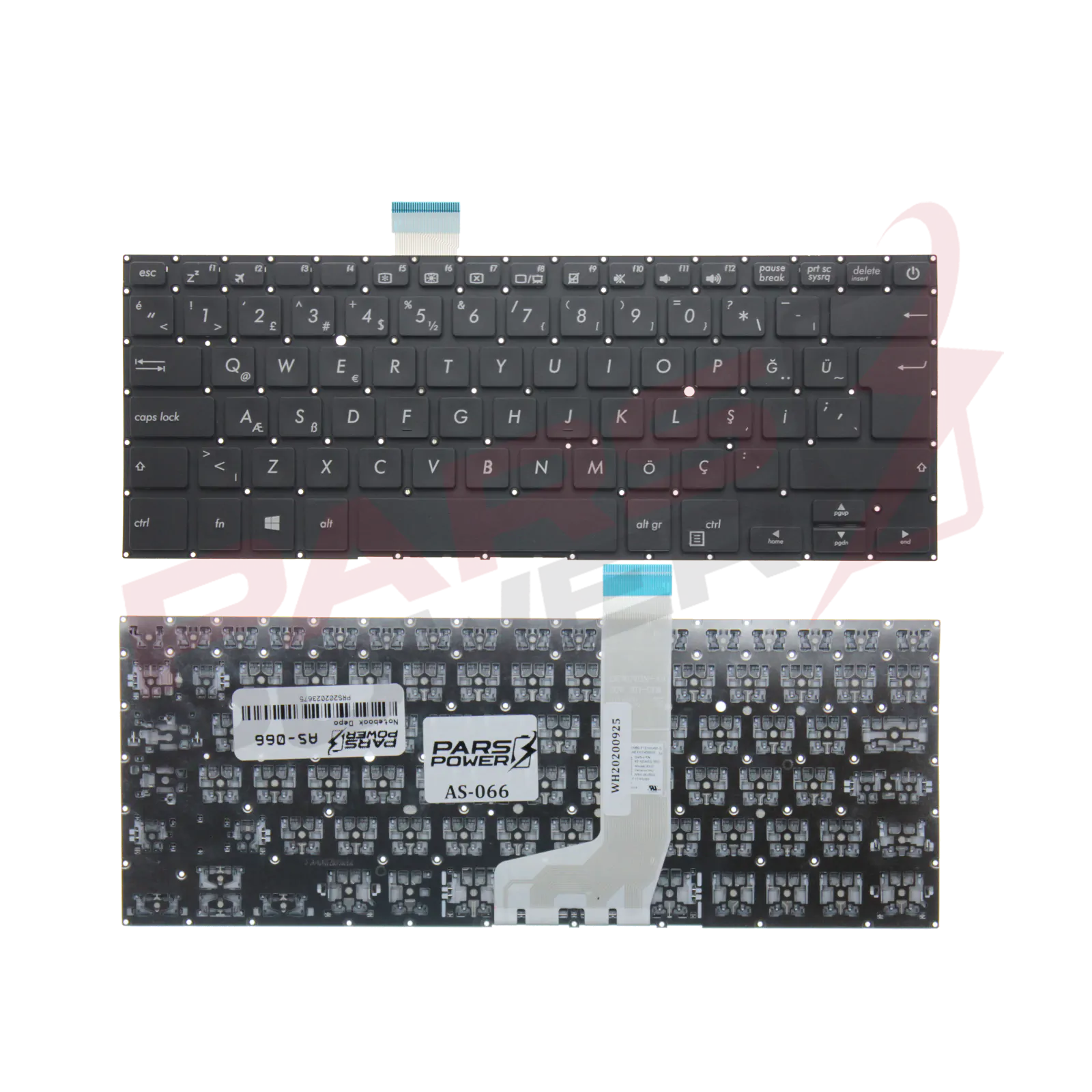 Asus X405U Notebook Klavye (Siyah TR)