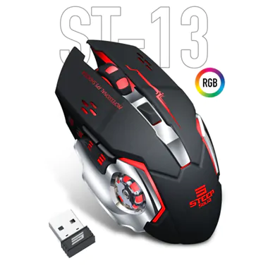 Steep Solid ST-13S Kablosuz - Wireless Şarjlı RGB Gaming Oyuncu Mouse