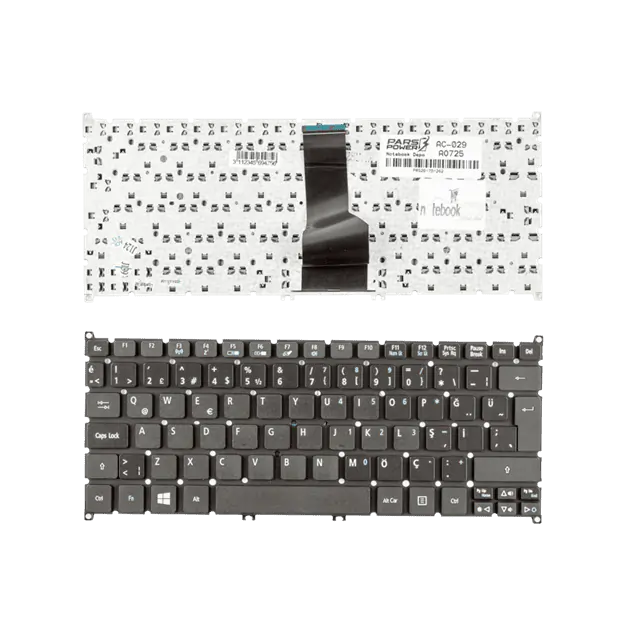 Acer 3ICP5/65/88, 3ICP5/67/90 Notebook Klavye (Siyah TR)