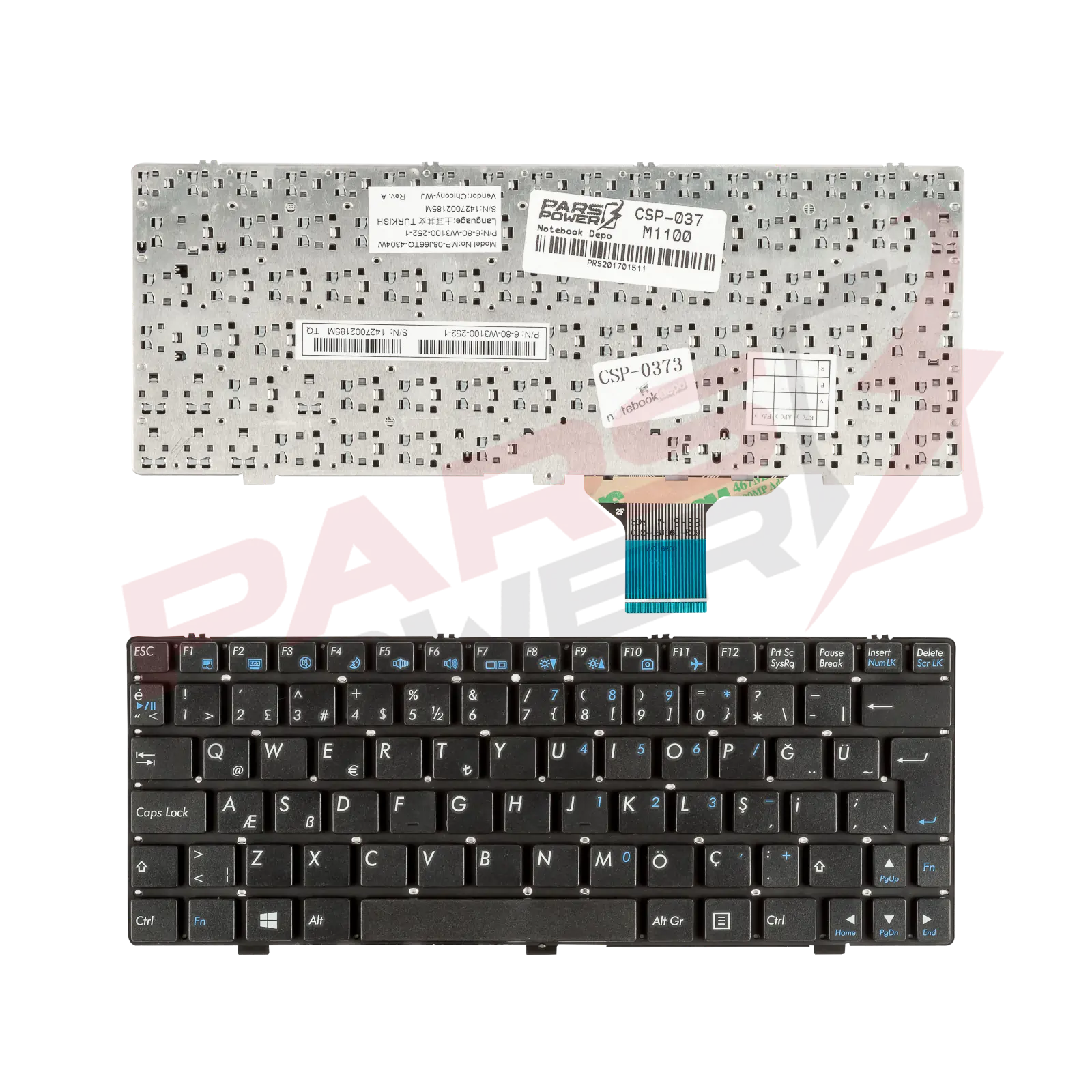 Casper 6-80-M1100-011-1 Notebook Klavye (Siyah TR)