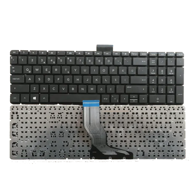 Hp 15-bs, 15-bw, 15-cb, 15-cc, 250 G6, 255 G6 Serisi Notebook Klavye (Siyah TR)