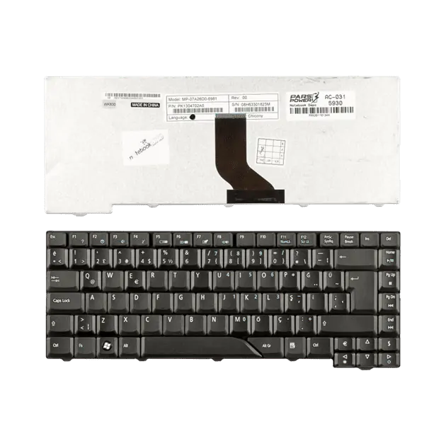 Acer 9J.N1A82.A01, 9J.N1A82.A0G Notebook Klavye (Siyah TR)