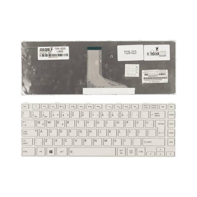Toshiba 9Z.N7PSQ.401, 9Z.N7SSQ.001 Notebook Klavye (Beyaz TR)