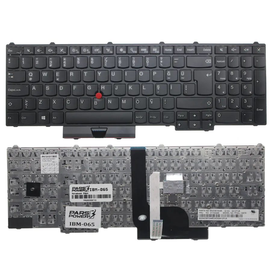 Lenovo 00PA247, 00PA275, 00PA277 Notebook Klavye (Siyah TR)