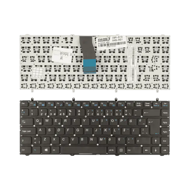 Exper 6-80-W5470-250-1 Notebook Klavye (Siyah TR)