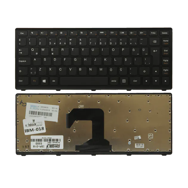 Lenovo ideaPad S300 Uyumlu Notebook Klavye (Siyah TR)