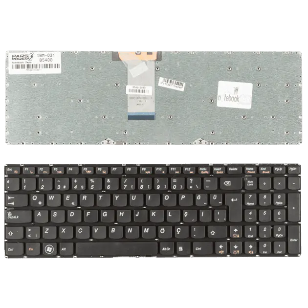 Lenovo 25204916, 25213231, 25-213231 Notebook Klavye (Siyah TR)